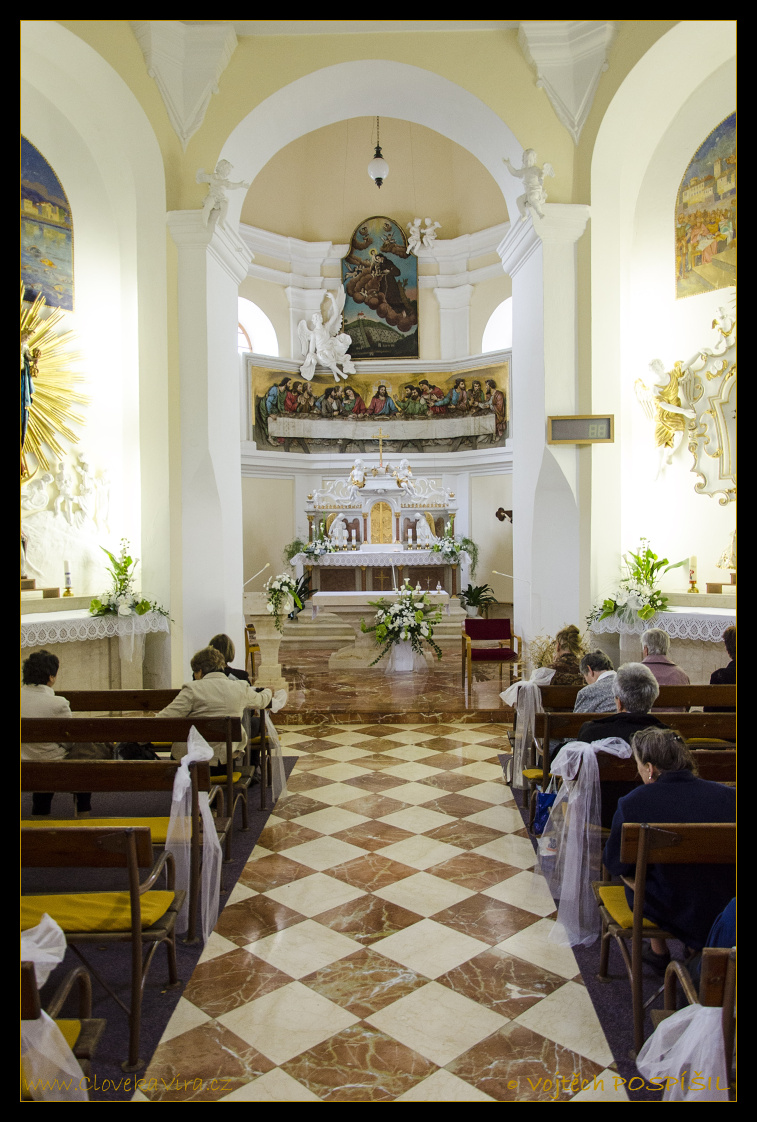 Interiér kaple sv. Antonína