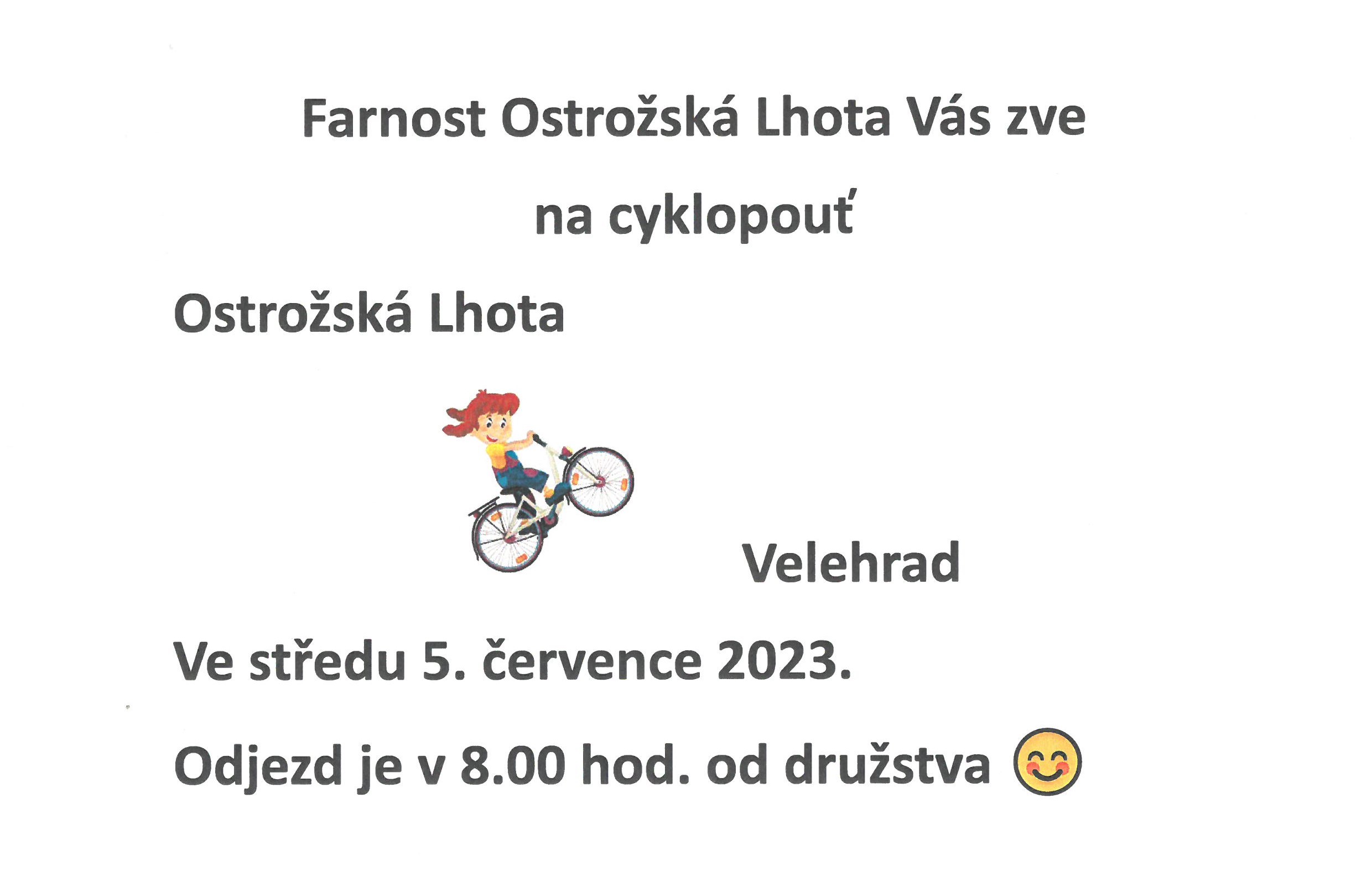 Cyklopouť na Velehrad 2023