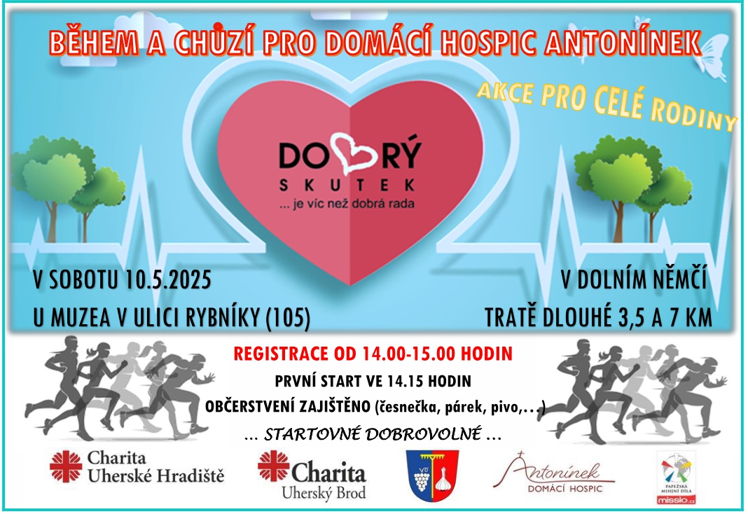 Během a chůzí pro DOMÁCÍ HOSPIC ANTONÍNEK